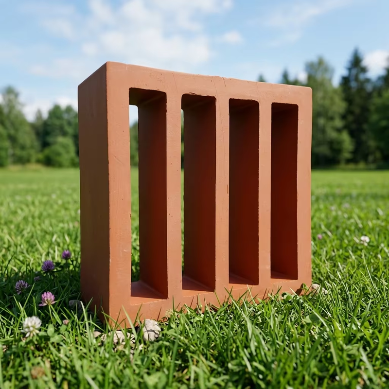 Terracotta Breeze Block Bahçe Duvarları Avlular ve Mimari Cepheler için Çevre Dostu Kırmızı Kil Ekran Bloğu