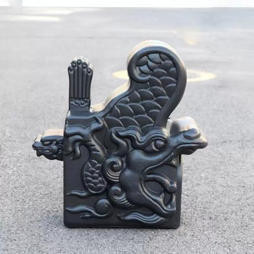 Interior/Exterior Chinese Style Entrance Gate PVC Roof Tile Kit Lightweight Plastic Canopy Panels for Hotel Lobby Portals